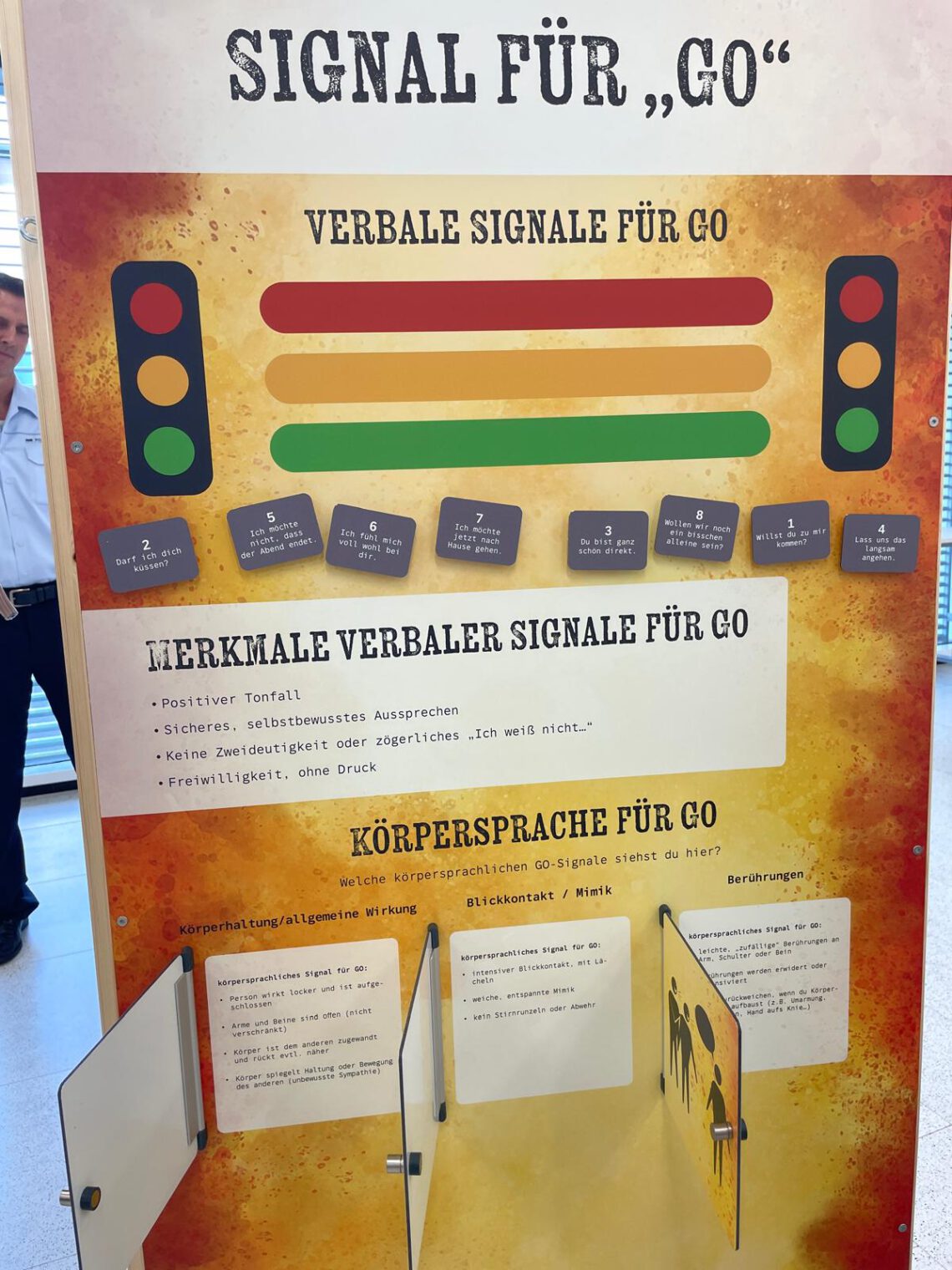 Bild einer Station der Präventionsausstellung